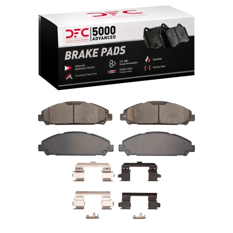 DFC — DFC 15-23 Ford Mustang Front 5000 Advanced Ceramic Brake Pads and Hardware Kit
DFC Brake Pad Set