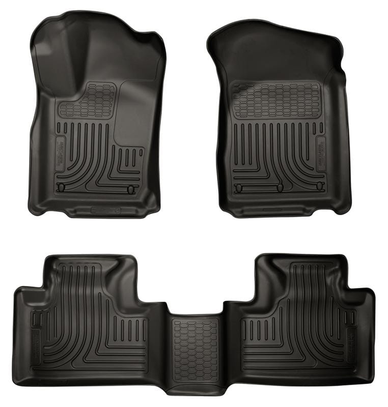 Husky Liners — Husky Liners 11-13 Dodge Durango / 11-13 Jeep Grand Cherokee WeatherBeater Combo Black Floor Liners
Floor Liners