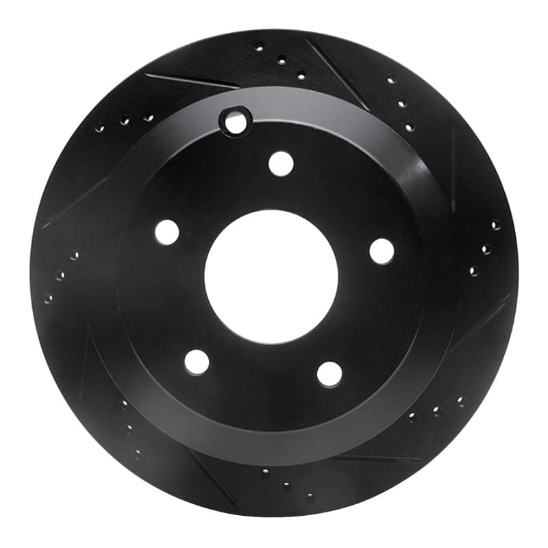 R1 Concepts — R1 05-06 Pontiac GTO Rear Right Drilled & Slotted Black Brake Rotor
R1 Brake Rotor Drill