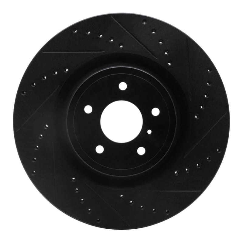 R1 Concepts — R1 08-25 Infiniti Q50 Front Right Drilled & Slotted Black Brake Rotor
R1 Brake Rotor Drill