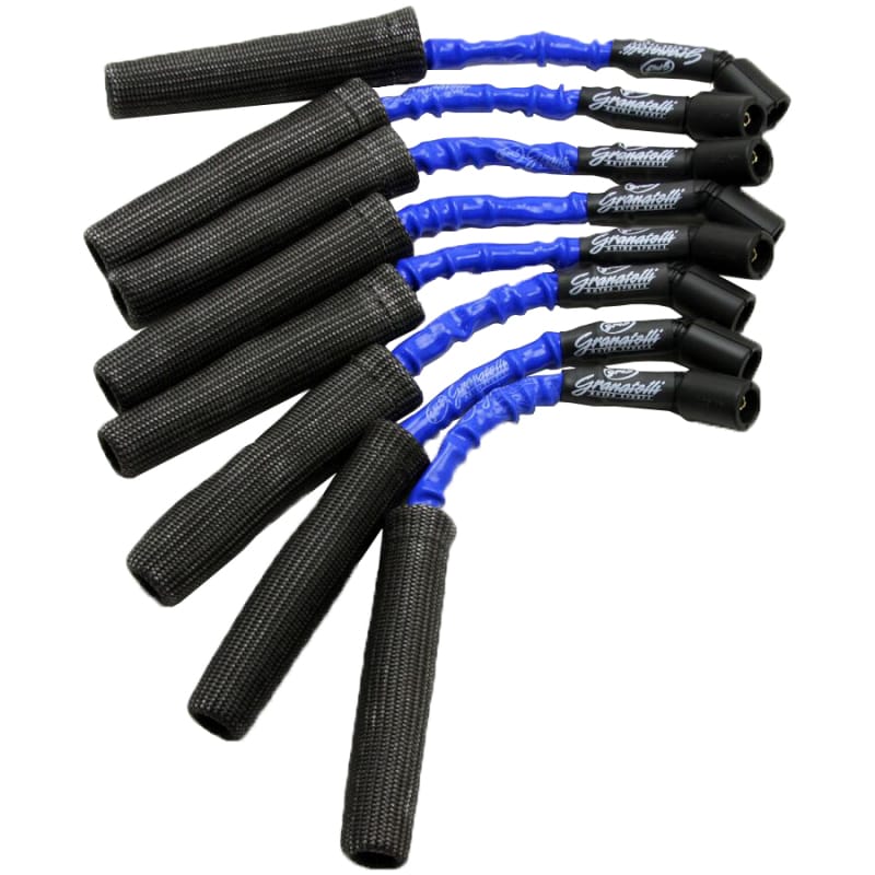 Granatelli Motor Sports — Granatelli 14-23 GM LT1 6.2L Hi-Perf Coil-Near-Plug Connector Kit w/Blue Jacket/Blk Sleeve
Spark Plug Wire Conn