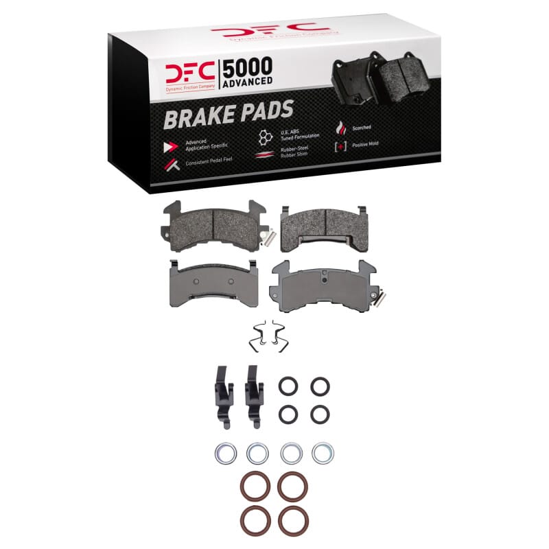 DFC — DFC 98-03 Chevrolet S10 Front 5000 Advanced Ceramic Brake Pads and Hardware Kit
DFC Brake Pad Set