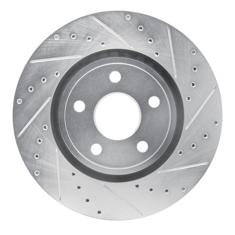R1 Concepts — R1 11-25 Dodge Durango Front Right Drilled & Slotted Silver Brake Rotor
R1 Brake Rotor Drill