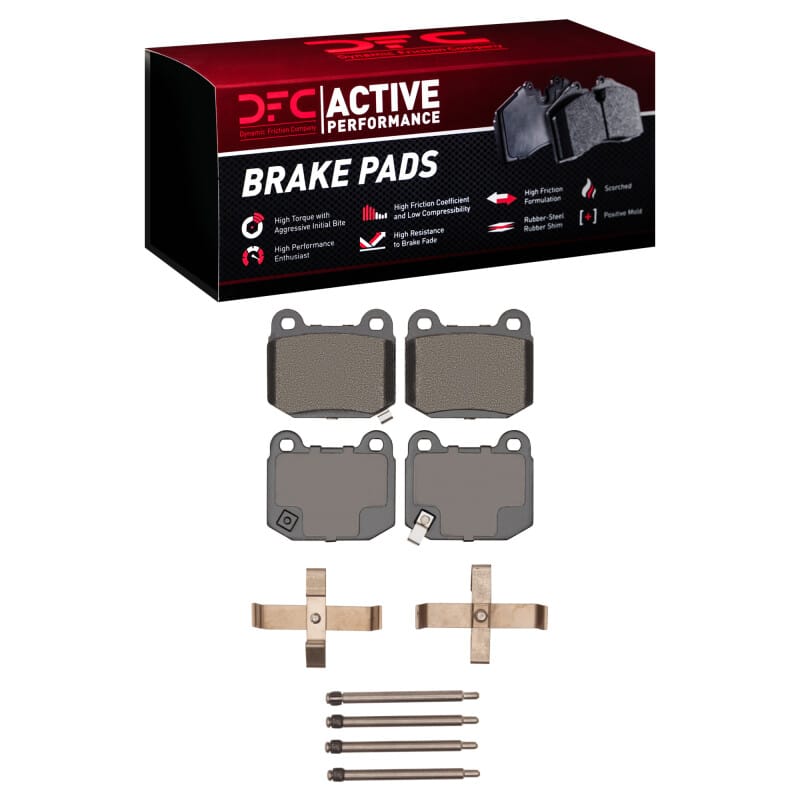 DFC — DFC 03-06 Mitsubishi Lancer Rear Active Performance Pads and Hardware Kit
DFC Brake Pad Set