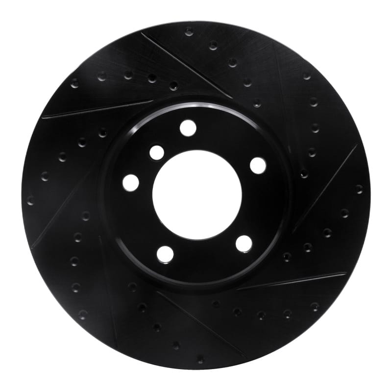 R1 Concepts — R1 95-01 BMW 750IL Front Right Drilled & Slotted Black Brake Rotor
R1 Brake Rotor Drill
