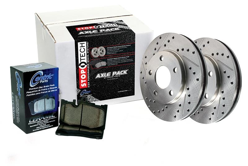 Stoptech — StopTech Select Sport Axle Pack; Drilled and Slotted; Front Brake kit