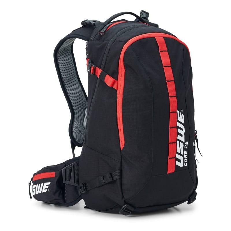 USWE — USWE Core Dirt Biking Daypack 25L - Black/USWE Red