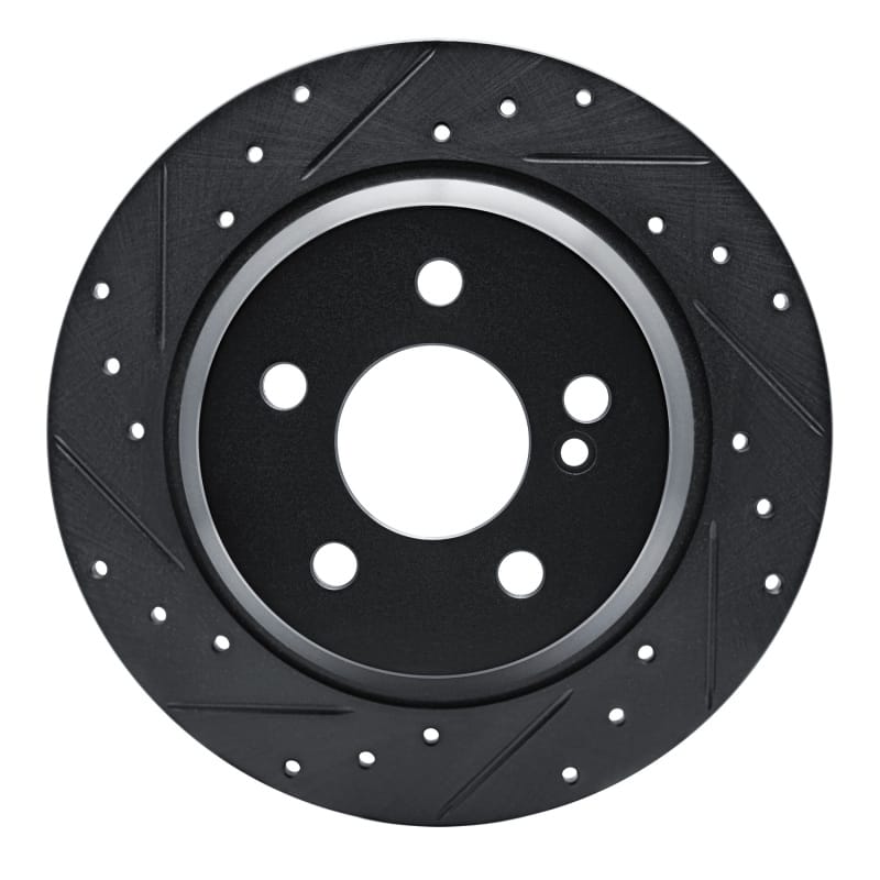 R1 Concepts — R1 03-06 Mercedes-Benz SL500 Rear Left Drilled & Slotted Black Brake Rotor
R1 Brake Rotor Drill