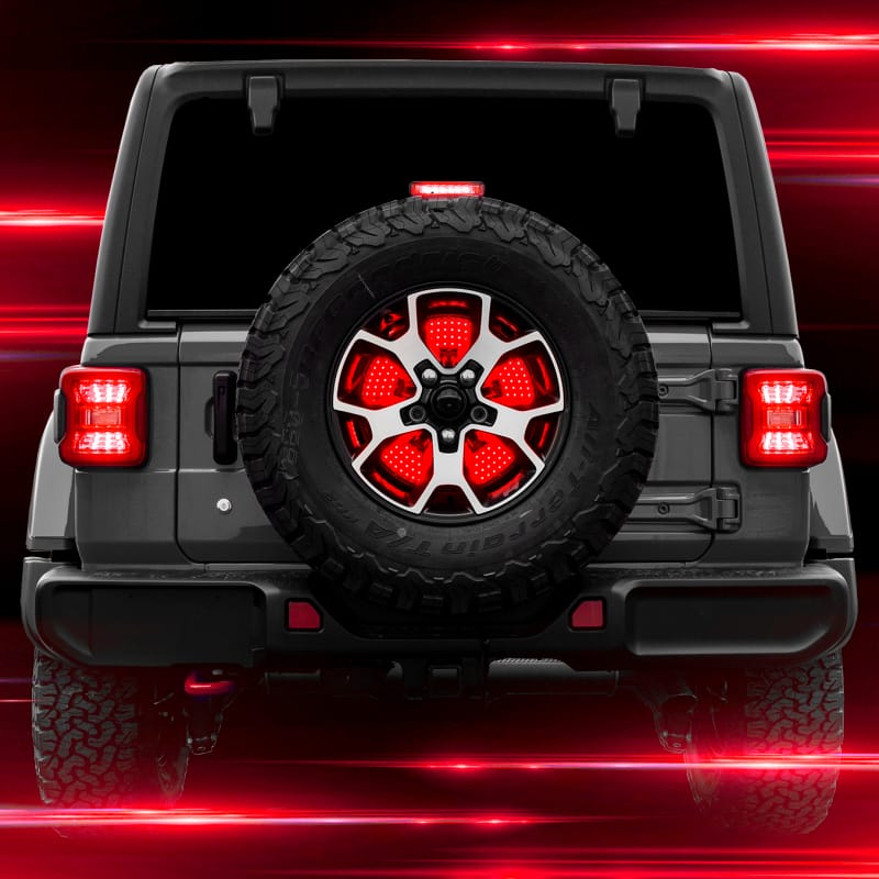 XKGLOW — XK Glow Jeep 5th Wheel Light w/ Brake, Running, Reverse and Turn Signal Lights