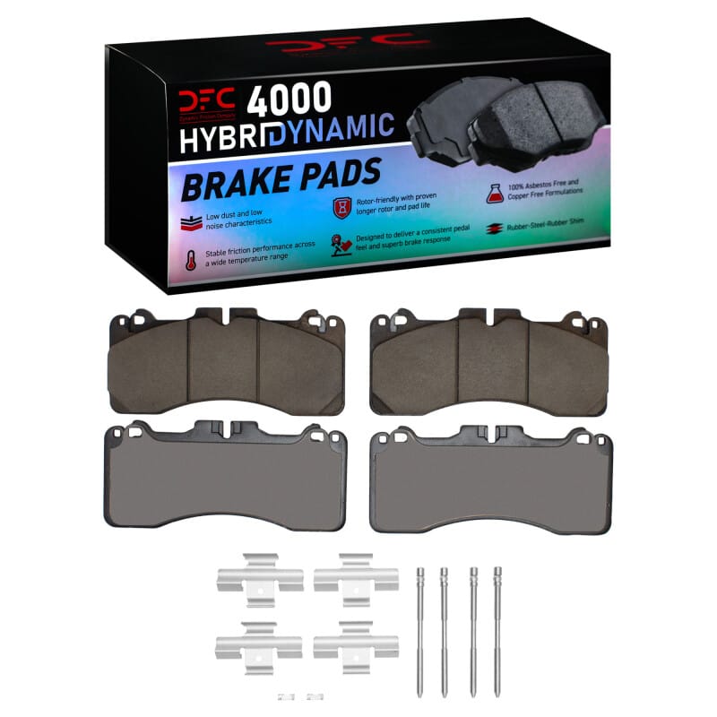 DFC — DFC 10-25 Lexus GS F Front 4000 HybriDynamic Brake Pads and Hardware Kit
DFC Brake Pad Set