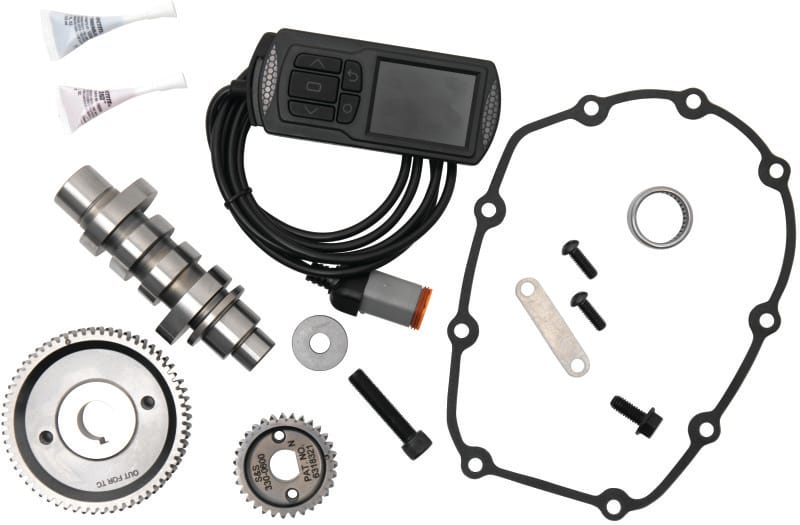 S&S Cycle — 475 Gear Drive Camshaft and Dynojet PV-3 Kit, Black