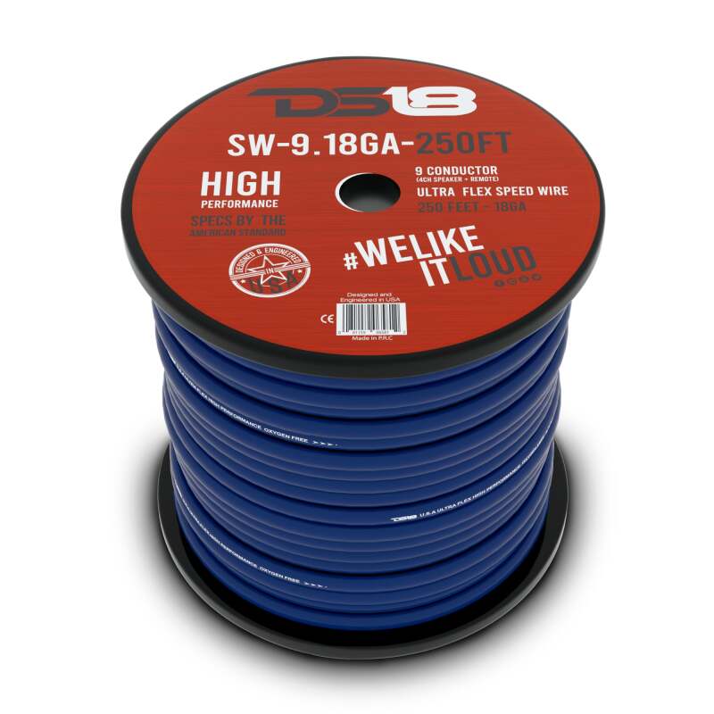 DS18 — DS18 Speed Speaker Wire 9 x 18-GA 250-Feet