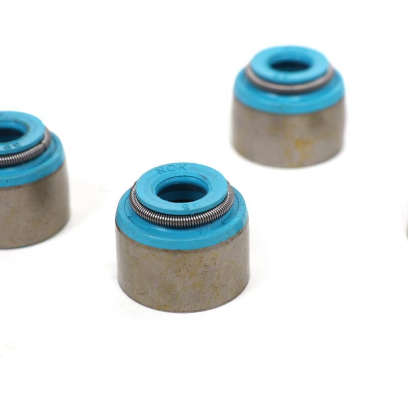 BLOX Racing — BLOX Racing Honda 5.5mm Valve Stem Seals Blue FKM - Set of 8 (Fits Both Intake & Exhaust)