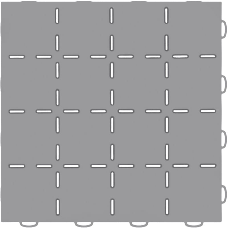 WeatherTech — WeatherTech TechFloor 12in x 12in Solid Floor Tile w/ Raised Squares - Grey
IntGrgFloorTiles