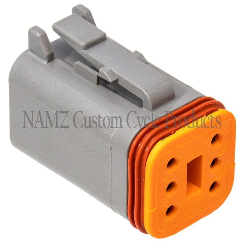 NAMZ — NAMZ Deutsch DT Series 6-Wire Plug & Wedgelock - Grey (Repl. HD 72136-94GY)