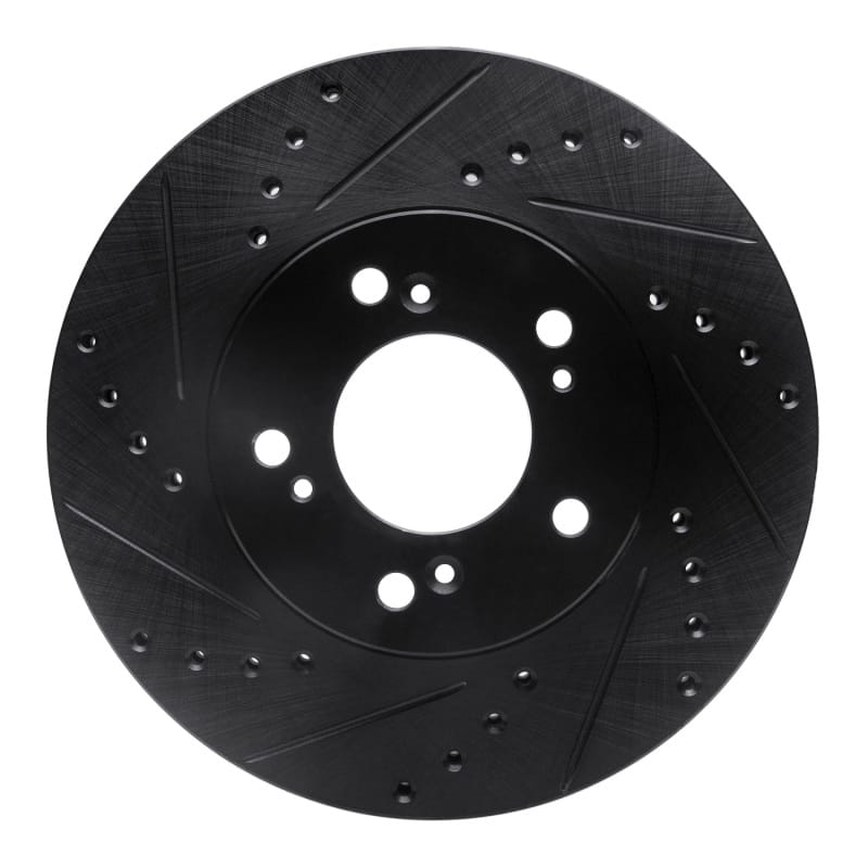 R1 Concepts — R1 93-95 Acura Legend Front Left Drilled & Slotted Black Brake Rotor
R1 Brake Rotor Drill