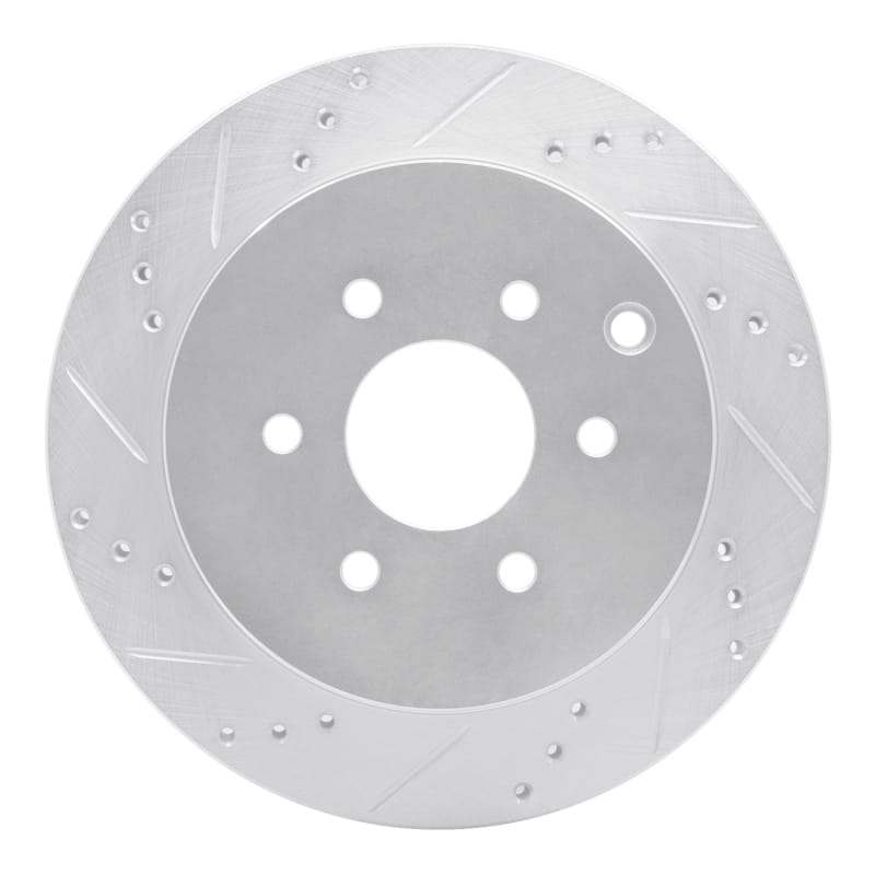 R1 Concepts — R1 05-12 Nissan Pathfinder Rear Left Drilled & Slotted Silver Brake Rotor
R1 Brake Rotor Drill