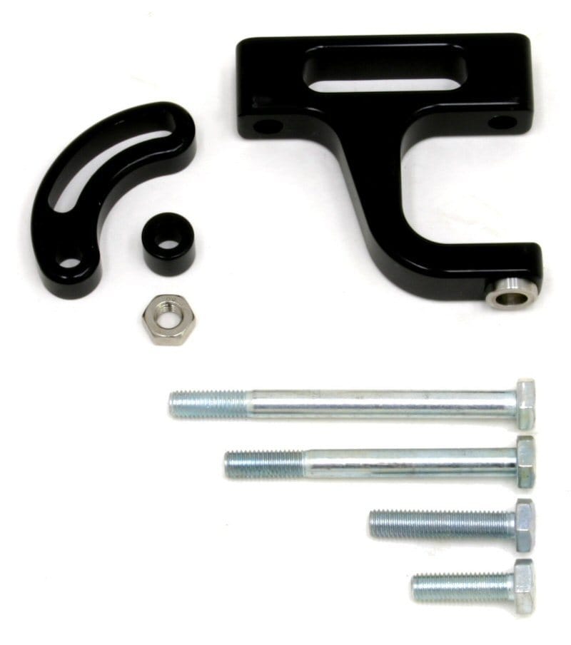 BMR Suspension — BMR 98-02 4th Gen F-Body LS1 Alternator Mounting Kit - Black Anodized
