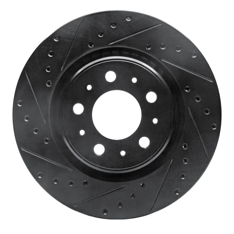 R1 Concepts — R1 98-04 Volvo V70 Front Left Drilled & Slotted Black Brake Rotor
R1 Brake Rotor Drill