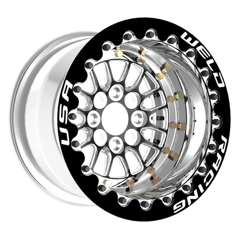 Weld — Weld Tuner Import Drag 13x9 / 4x100mm BP / 5in. BS Black Wheel CTR