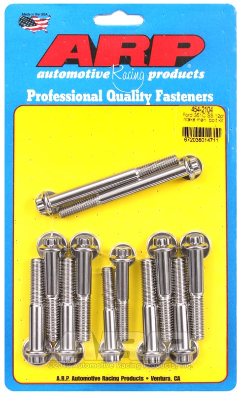 ARP — ARP Ford 351C SS 12pt Intake Manifold Bolt Kit