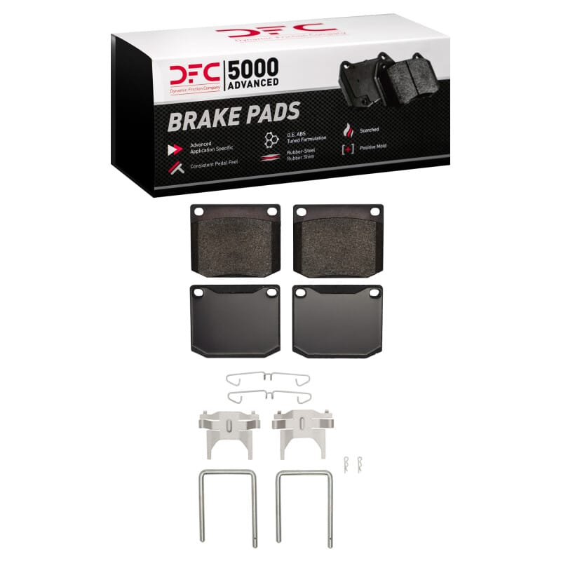 DFC — DFC 74-80 Saab 99 Front 5000 Advanced Low Metallic Brake Pads and Hardware Kit
DFC Brake Pad Set