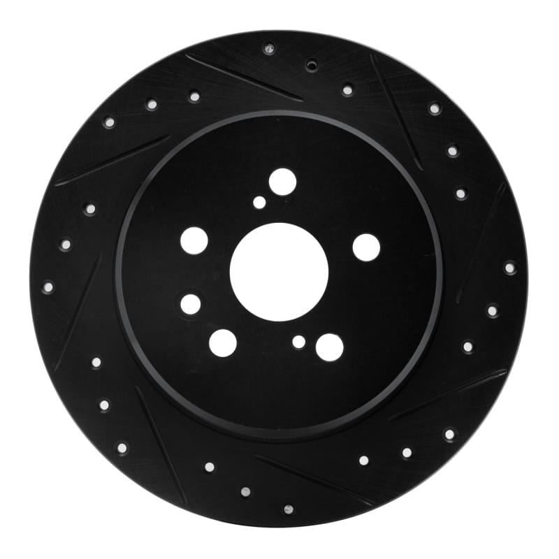 R1 Concepts — R1 90-93 Toyota Celica Rear Right Drilled & Slotted Black Brake Rotor
R1 Brake Rotor Drill
