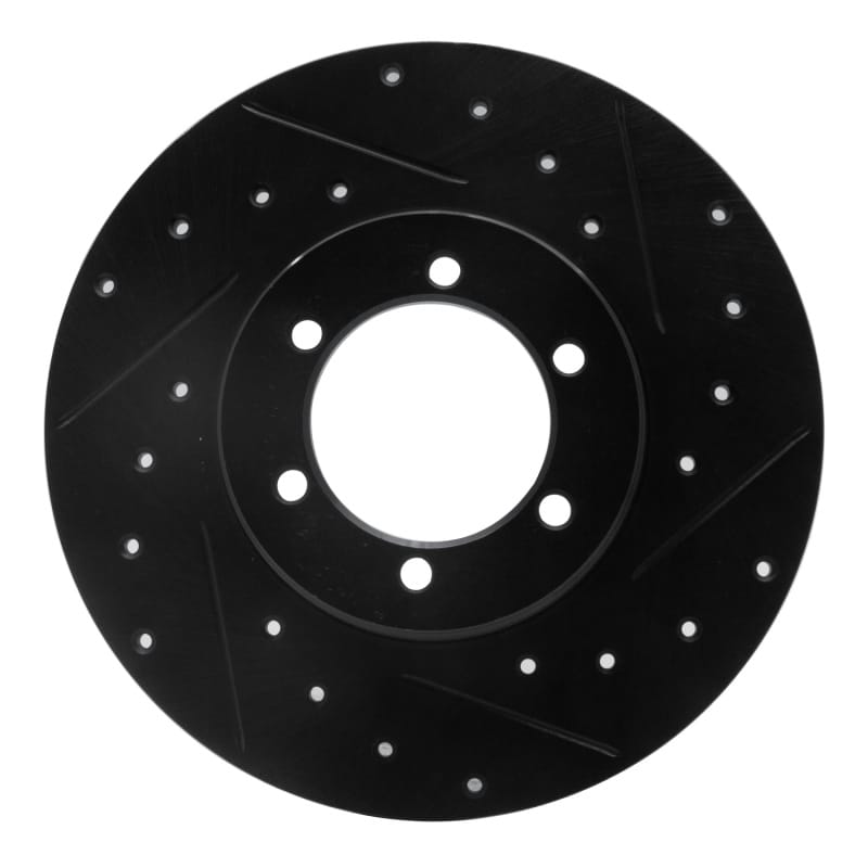 R1 Concepts — R1 78-82 Nissan 620 Pickup Front Right Drilled & Slotted Black Brake Rotor
R1 Brake Rotor Drill
