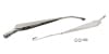 Kentrol — Kentrol 07-18 Jeep Wrangler JK Windshield Wiper Arms Pair - Polished Silver