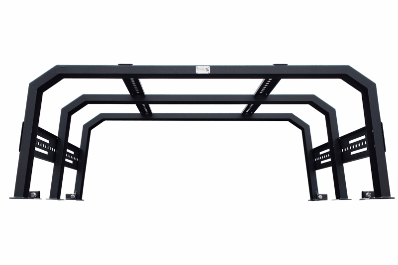Fishbone Offroad — Fishbone Offroad 20+ Jeep Gladiator Bed Rack Full Tackle Rack - Black Powdercoat