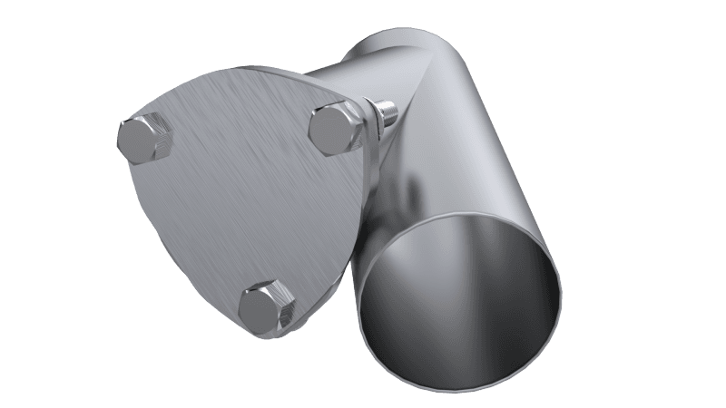 QTP — QTP 3.5in Weld-On QTEC Exhaust Cutout Y-Pipe
