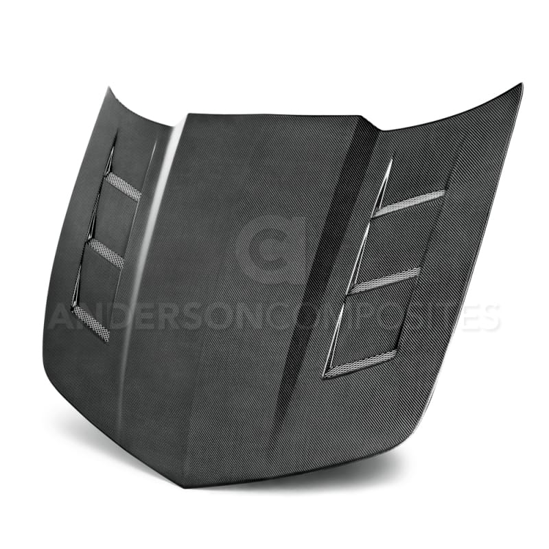 Anderson Composites — Anderson Composites 10-13 Chevy Camaro TSII-style Carbon Fiber Hood