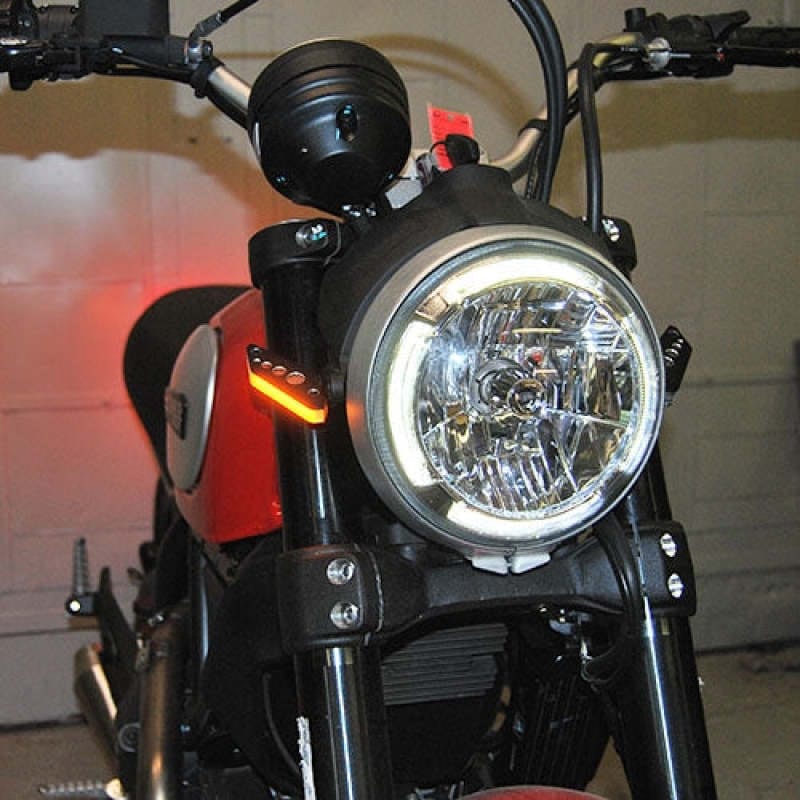 New Rage Cycles — New Rage Cycles 15-22 Ducati Scrambler Front Turn Signals
