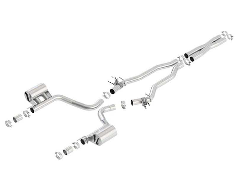 Borla — Borla 2015 Dodge Challenger Hellcat 6.2L V8 ATAK Catback Exhaust No Tips Factory Valance
Cat-Back System
ExhstSysKt