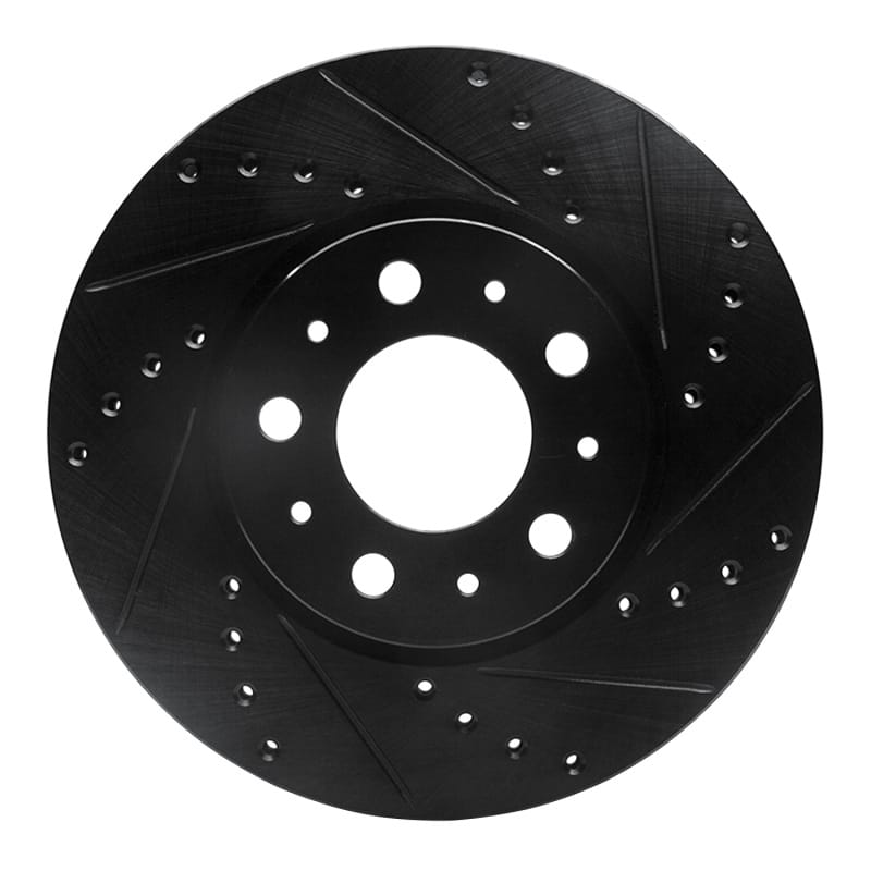 R1 Concepts — R1 95-04 Volvo S90 Front Right Drilled & Slotted Black Brake Rotor
R1 Brake Rotor Drill