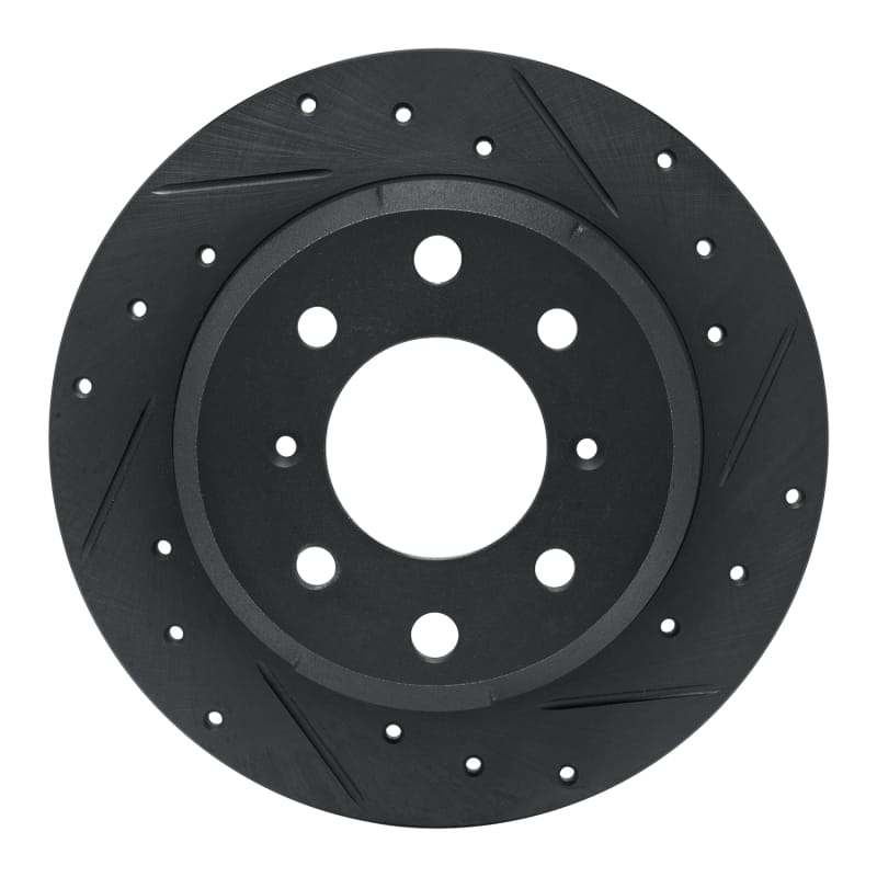 R1 Concepts — R1 64-94 Alfa Romeo GTZ Rear Right Drilled & Slotted Black Brake Rotor
R1 Brake Rotor Drill