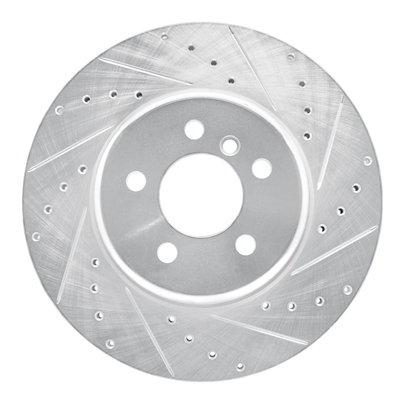 R1 Concepts — R1 10-19 BMW 550I Rear Right Drilled & Slotted Silver Brake Rotor
R1 Brake Rotor Drill