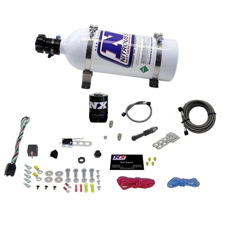 Nitrous Express — Nitrous Express Dry EFI Single Nozzle Nitrous Kit (35-150HP) w/5lb Bottle
Injection System Kit
N2OSys