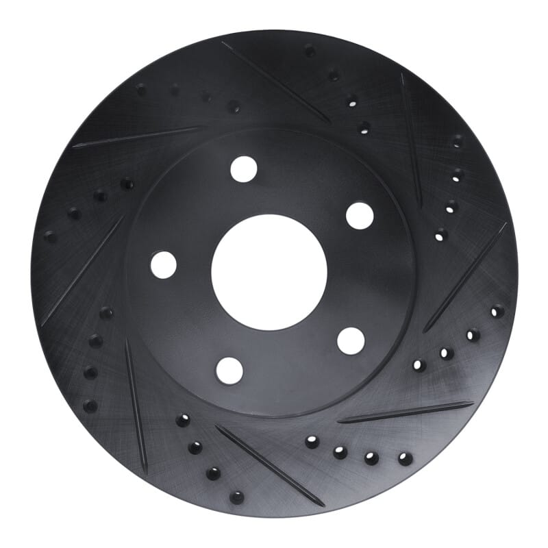 R1 Concepts — R1 91-97 Toyota Previa Front Right Drilled & Slotted Black Brake Rotor
R1 Brake Rotor Drill