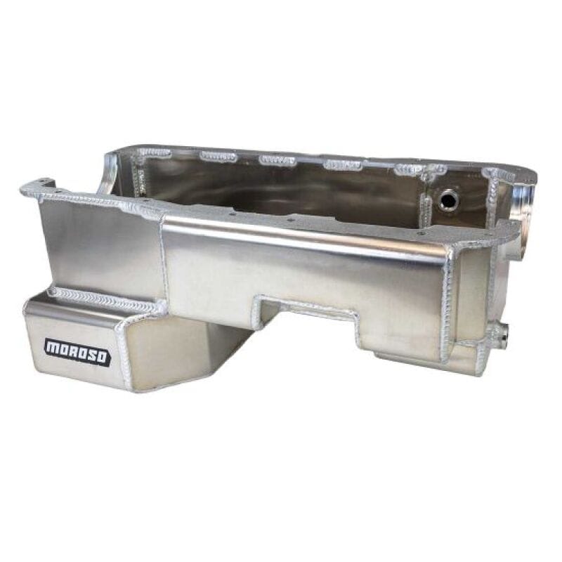 Moroso — Moroso Ford 289-302 Power Pouch Billet End Seals 9in Deep Rear Sump Aluminum Oil Pan