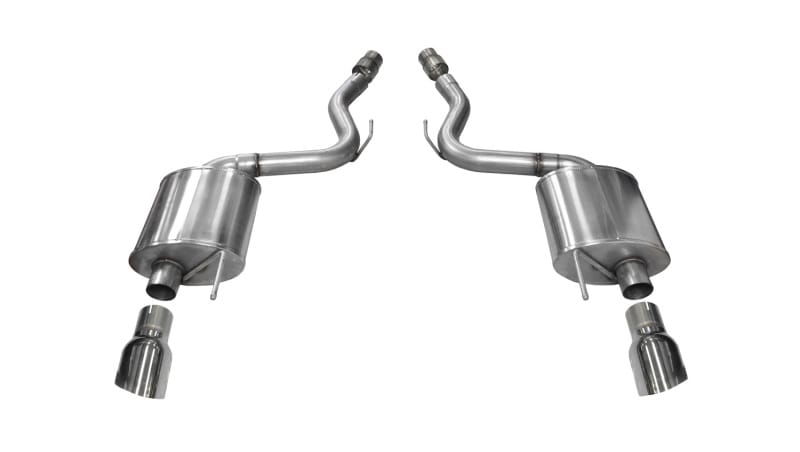 CORSA Performance — Corsa 2015-2017 Ford Mustang GT 5.0 3in Axle Back Exhaust Polish Dual Tips (Touring)
Exhaust