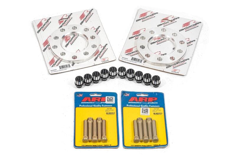 BMR Suspension — BMR 14-19 Chevrolet Corvette C7 Wheel Spacer Kit Front 0.50in Wide M12 Studs Shank Lugs - Bare