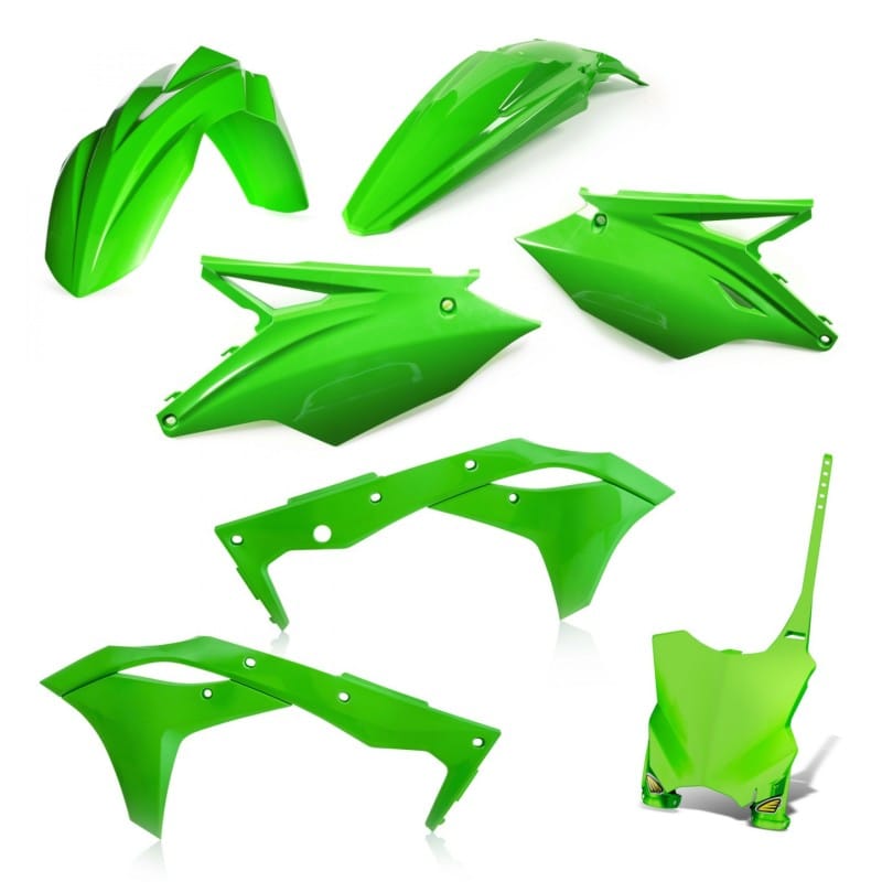 Cycra — Cycra 17-20 Kawasaki KX250F 5-pc Replica Body Kit - Green