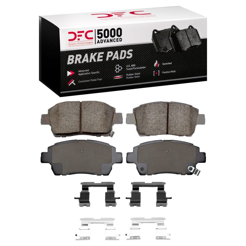DFC — DFC 00-15 Scion IQ Front 5000 Advanced Ceramic Brake Pads and Hardware Kit
DFC Brake Pad Set