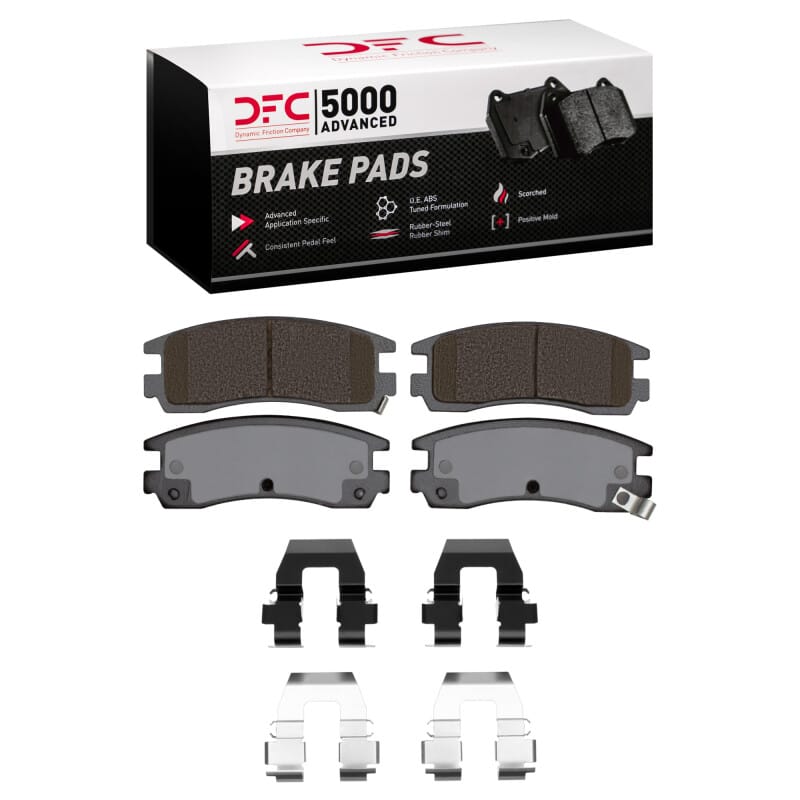 DFC — DFC 97-10 Buick Rendezvous Rear 5000 Advanced Ceramic Brake Pads and Hardware Kit
DFC Brake Pad Set