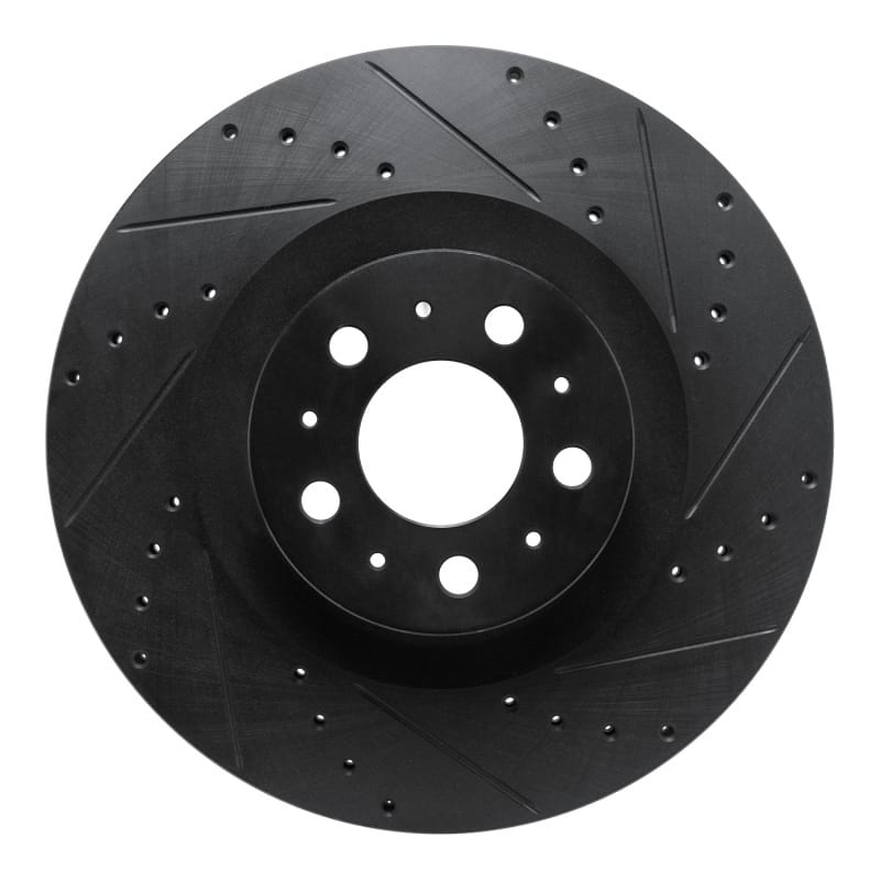 R1 Concepts — R1 20-25 Tesla Model Y Front Right Drilled & Slotted Black Brake Rotor
R1 Brake Rotor Drill