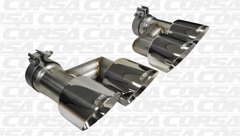 CORSA Performance — Corsa 2015-2017 Ford Mustang GT 5.0 Polish Quad Tips Kit
Exhaust