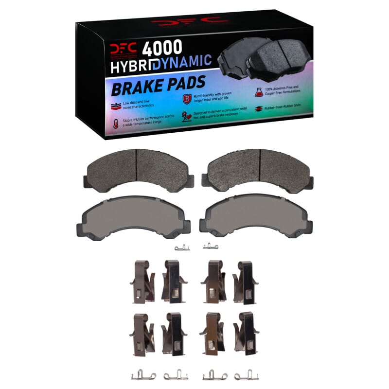 DFC — DFC 98-99 Chevrolet W4500 TILTMASTER (w/Front Rotors) Front 4000 HybriDynamic Pads & Hardware Kit
DFC Brake Pad Set