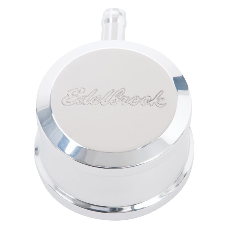 Edelbrock — Edelbrock PCV for Valve Cover Aluminum Round Push In w/ 90-Degree Port Breather Look w/ Etched Logo
KIT PARTS
