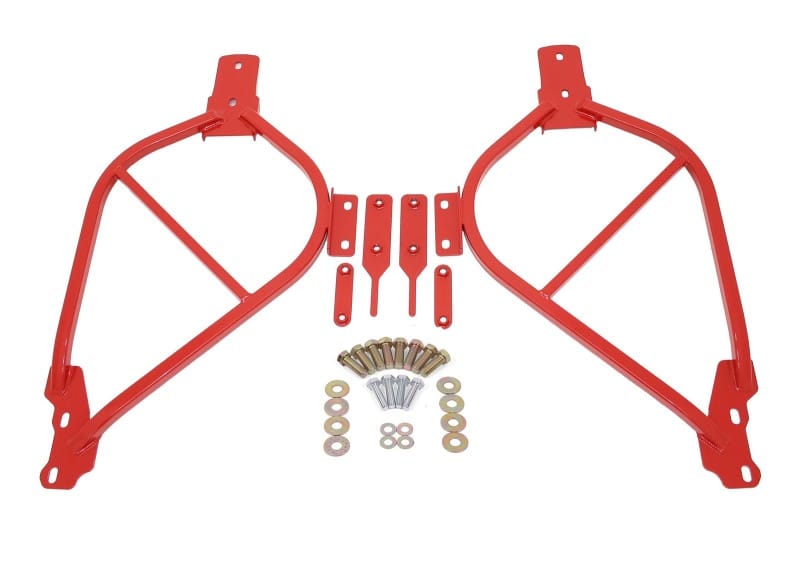 BMR Suspension — BMR 14-17 Chevy SS Sedan Bolt-On Subframe Connectors - Red